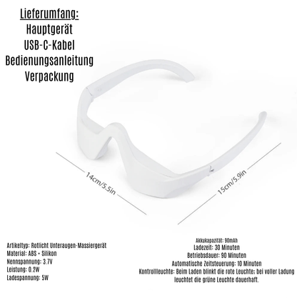 RedBright Eye / Rotlicht Unteraugen-Massagegerät