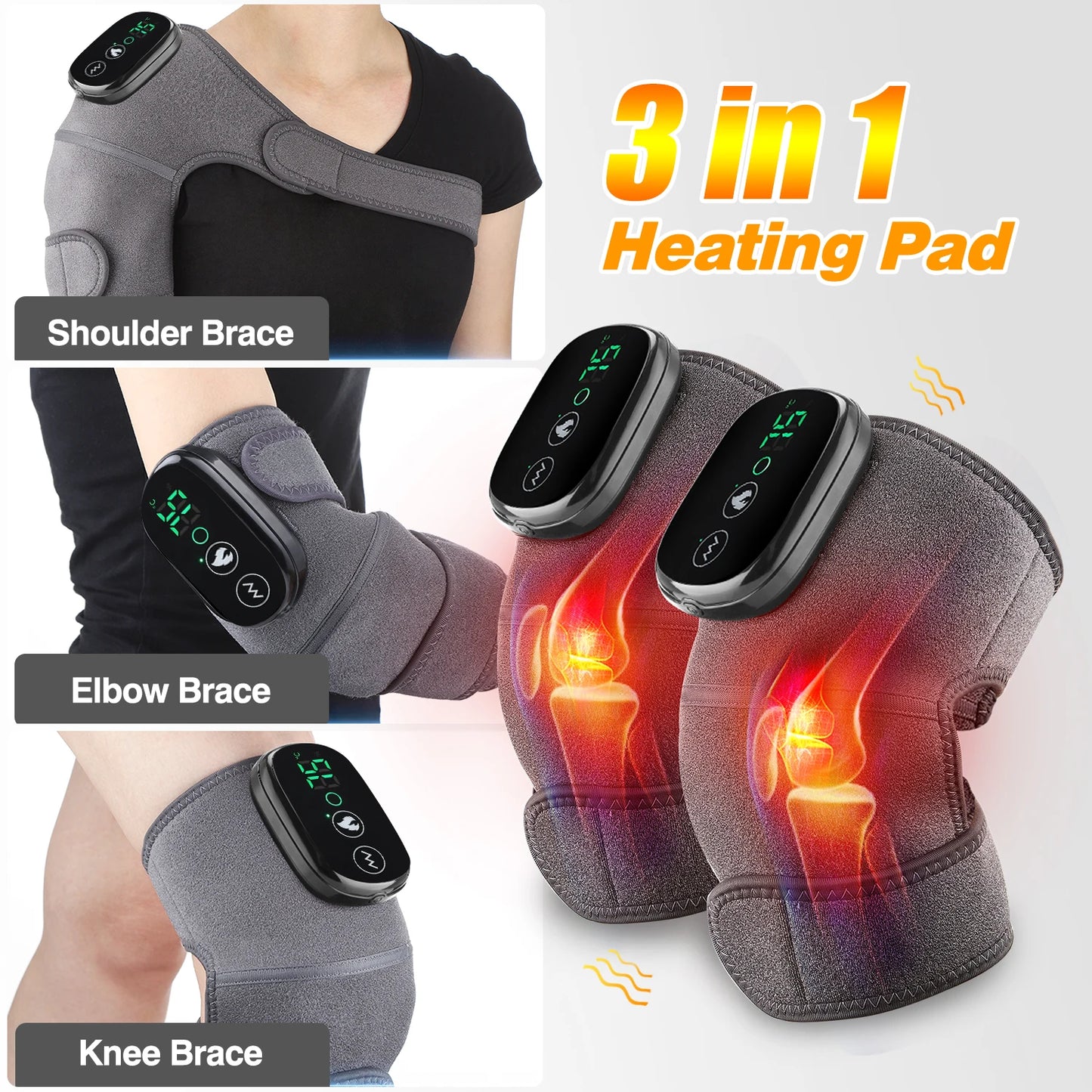 ThermaFlex Pro - Wärme & Vibrationsmassage für Gelenke